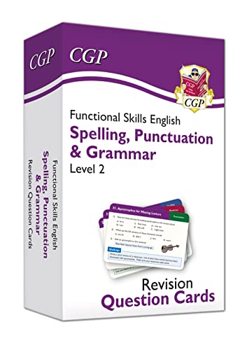 Functional Skills English Revision Question Cards: Spelling, Punctuation & Grammar - Level 2 (CGP Functional Skills) von Coordination Group Publications Ltd (CGP)